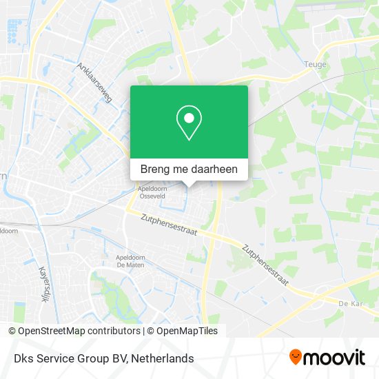 Dks Service Group BV kaart
