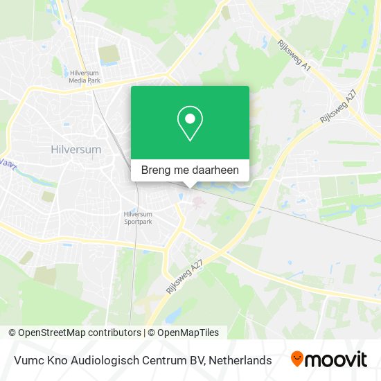 Vumc Kno Audiologisch Centrum BV kaart