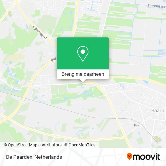 De Paarden kaart