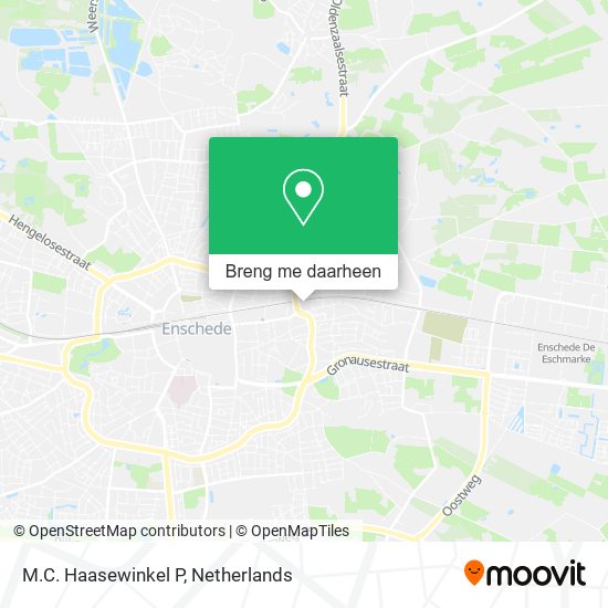 M.C. Haasewinkel P kaart