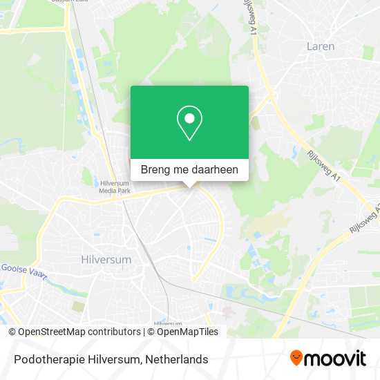 Podotherapie Hilversum kaart