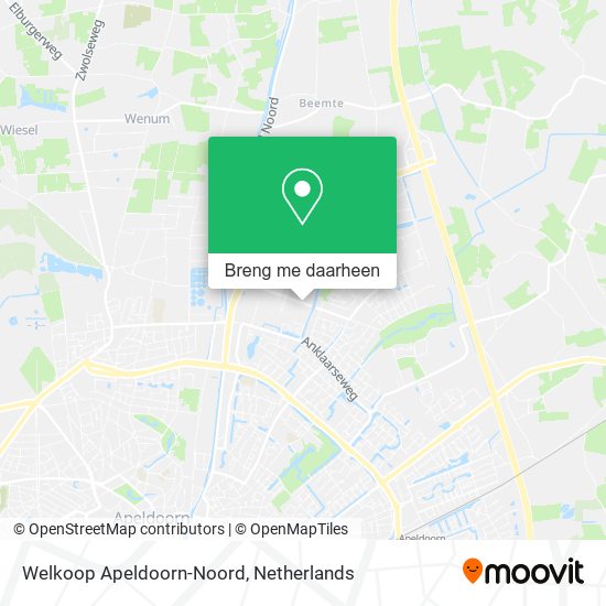 Welkoop Apeldoorn-Noord kaart