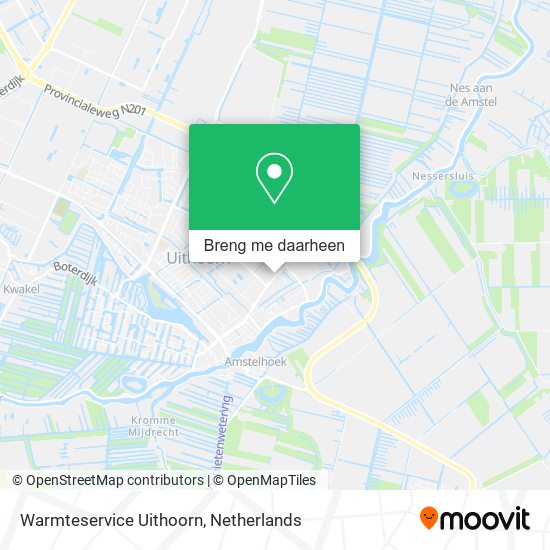 Warmteservice Uithoorn kaart