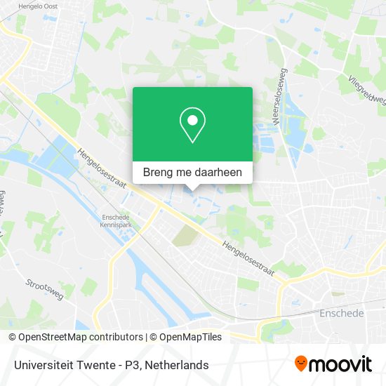 Universiteit Twente - P3 kaart