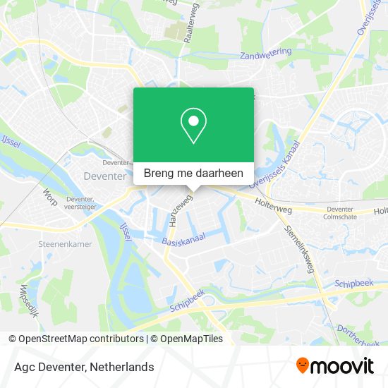 Agc Deventer kaart