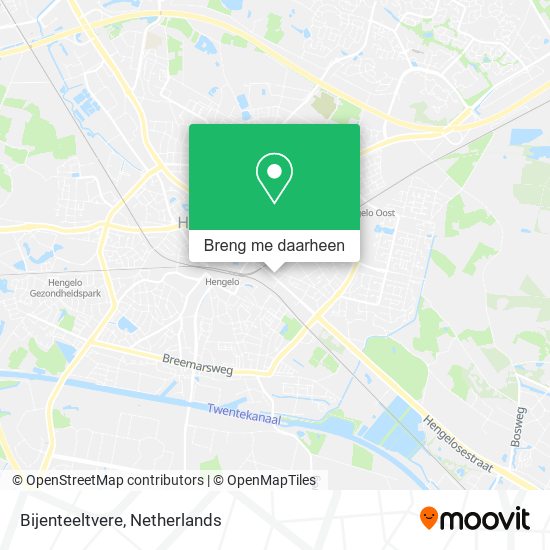 Bijenteeltvere kaart