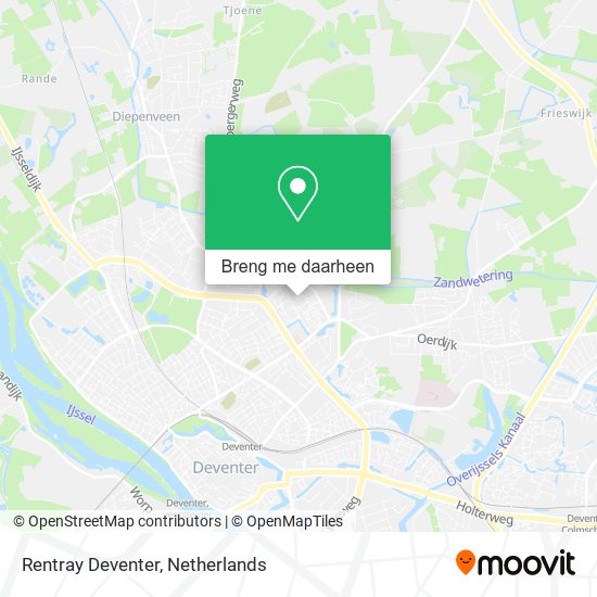 Rentray Deventer kaart