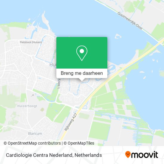 Cardiologie Centra Nederland kaart