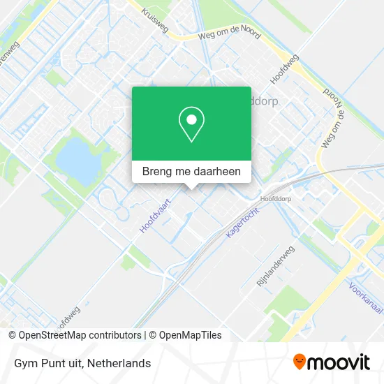 Gym Punt uit kaart