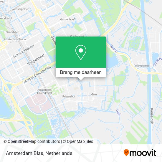Amsterdam Blas kaart