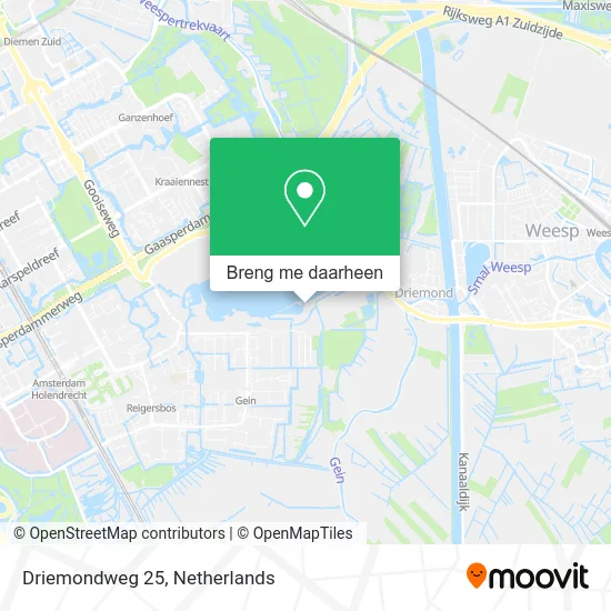 Driemondweg 25 kaart