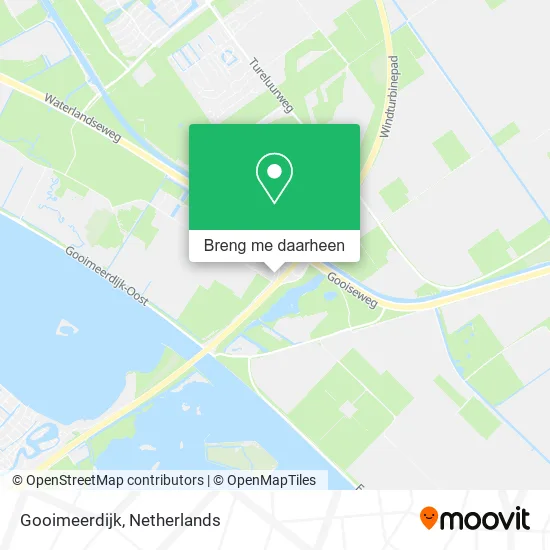 Gooimeerdijk kaart
