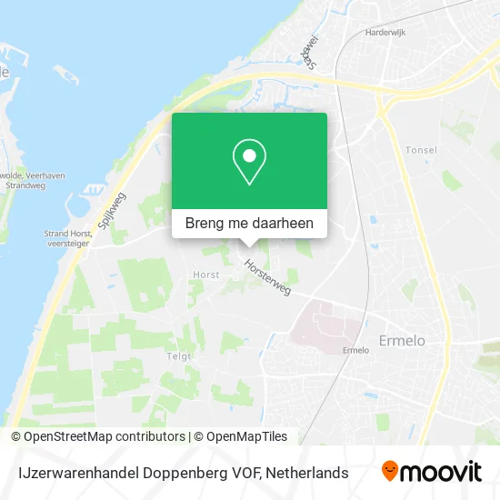 IJzerwarenhandel Doppenberg VOF kaart