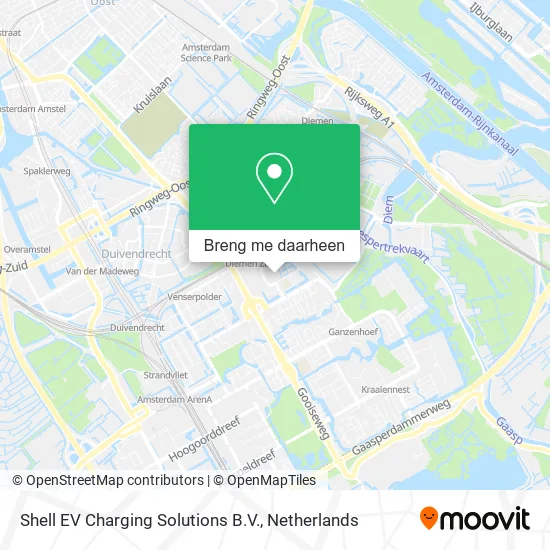 Shell EV Charging Solutions B.V. kaart