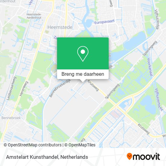 Amstelart Kunsthandel kaart