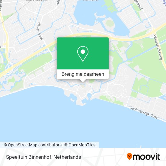 Speeltuin Binnenhof kaart
