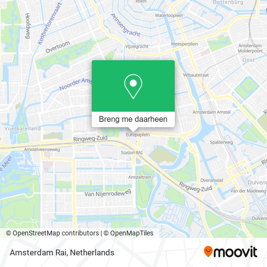 Amsterdam Rai kaart