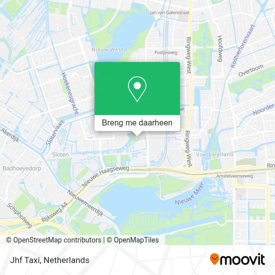 Jhf Taxi kaart