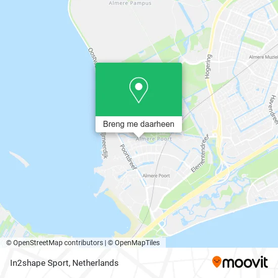 In2shape Sport kaart