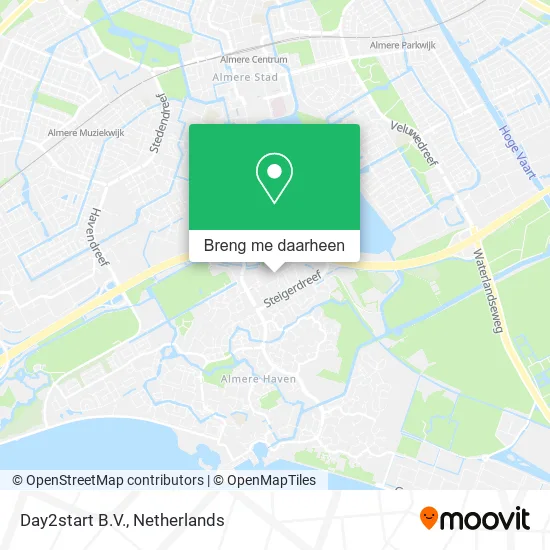 Day2start B.V. kaart