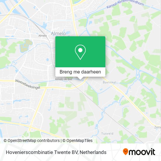 Hovenierscombinatie Twente BV kaart