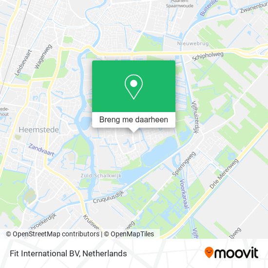 Fit International BV kaart