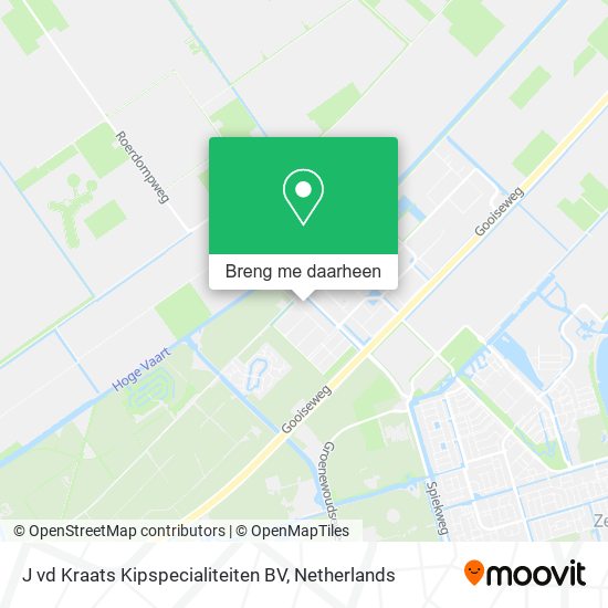 J vd Kraats Kipspecialiteiten BV kaart