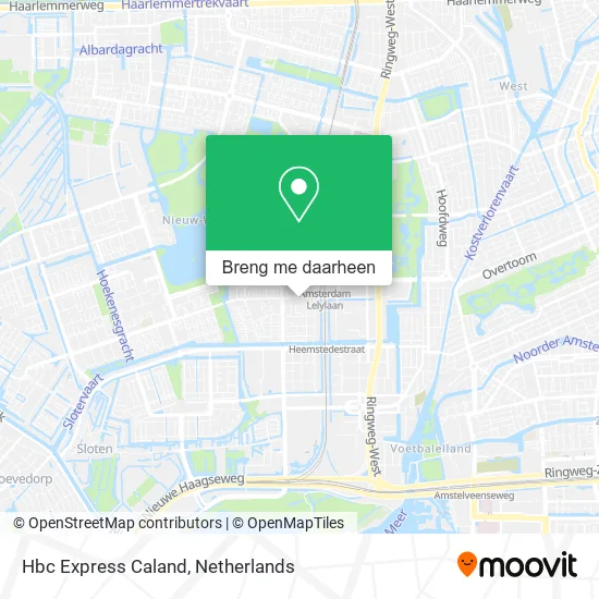 Hbc Express Caland kaart