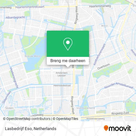 Lasbedrijf Eso kaart