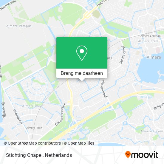 Stichting Chapel kaart