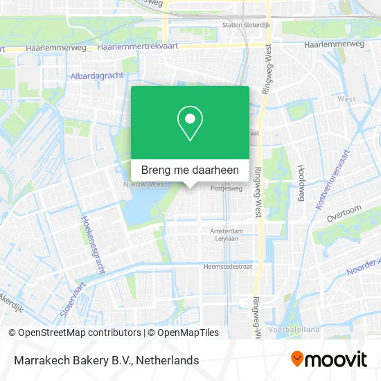 Marrakech Bakery B.V. kaart
