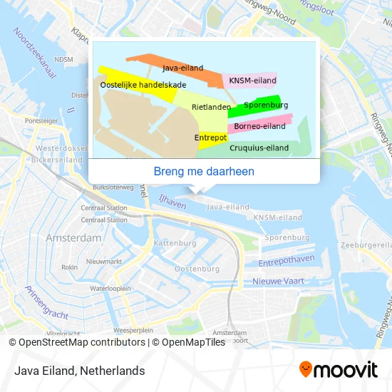 Java Eiland kaart