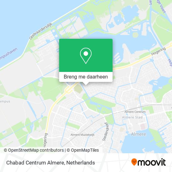 Chabad Centrum Almere kaart