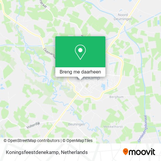 Koningsfeestdenekamp kaart