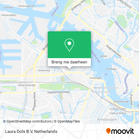 Laura Dols B.V kaart