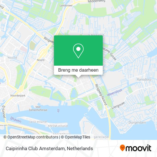 Caipirinha Club Amsterdam kaart