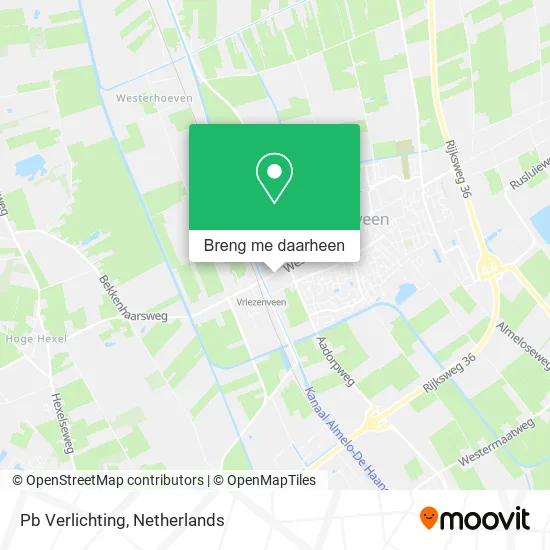 Pb Verlichting kaart