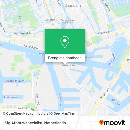Sig Afbouwspecialist kaart