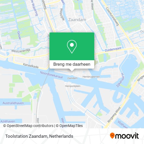 Toolstation Zaandam kaart