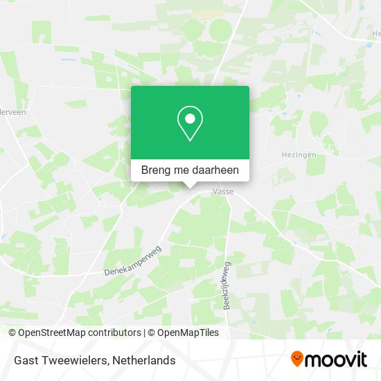 Gast Tweewielers kaart