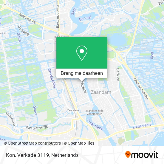 Kon. Verkade 3119 kaart