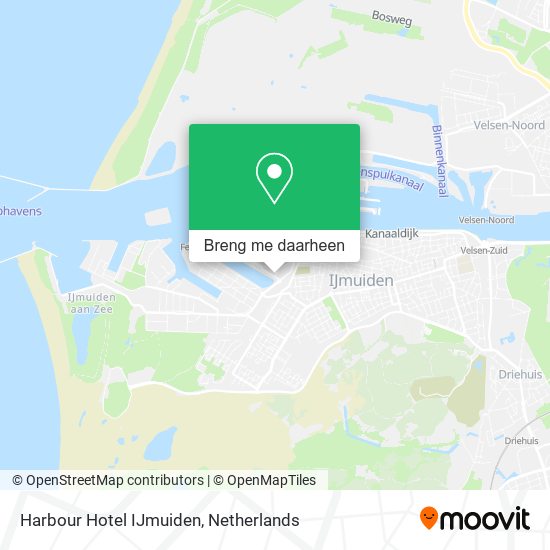 Harbour Hotel IJmuiden kaart