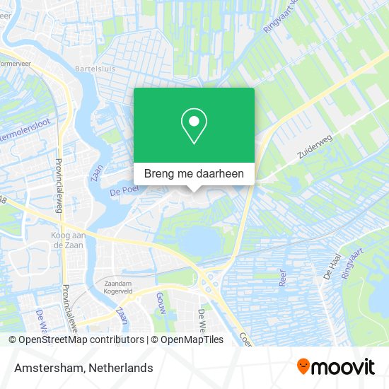 Amstersham kaart