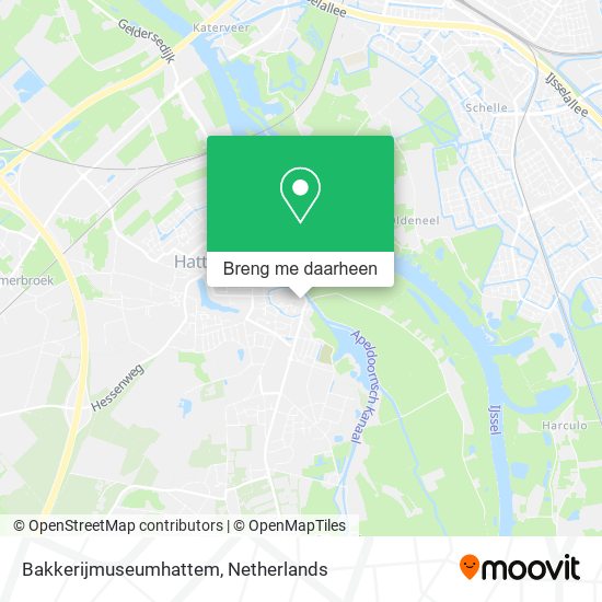 Bakkerijmuseumhattem kaart