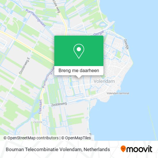 Bouman Telecombinatie Volendam kaart
