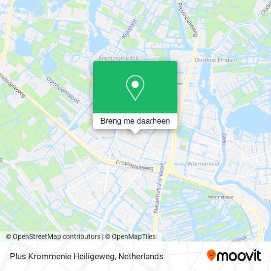 Plus Krommenie Heiligeweg kaart