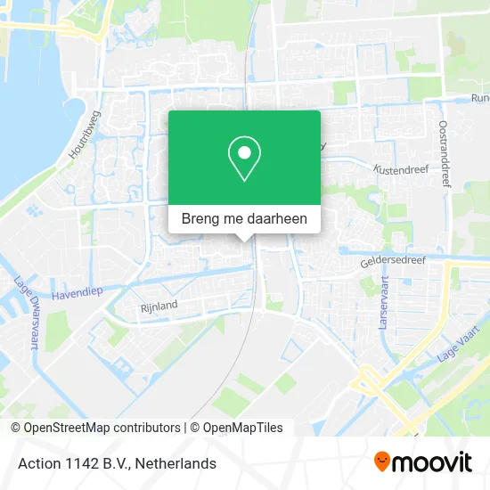 Action 1142 B.V. kaart