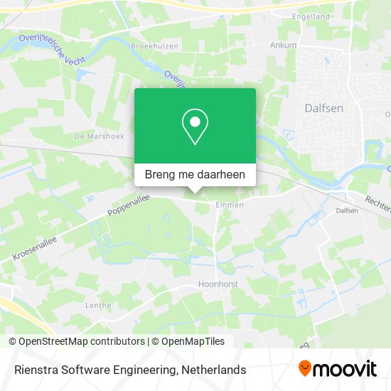 Rienstra Software Engineering kaart