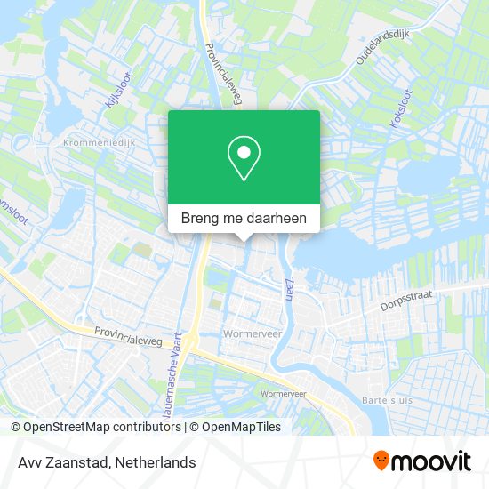 Avv Zaanstad kaart