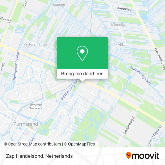 Zap Handelsond kaart